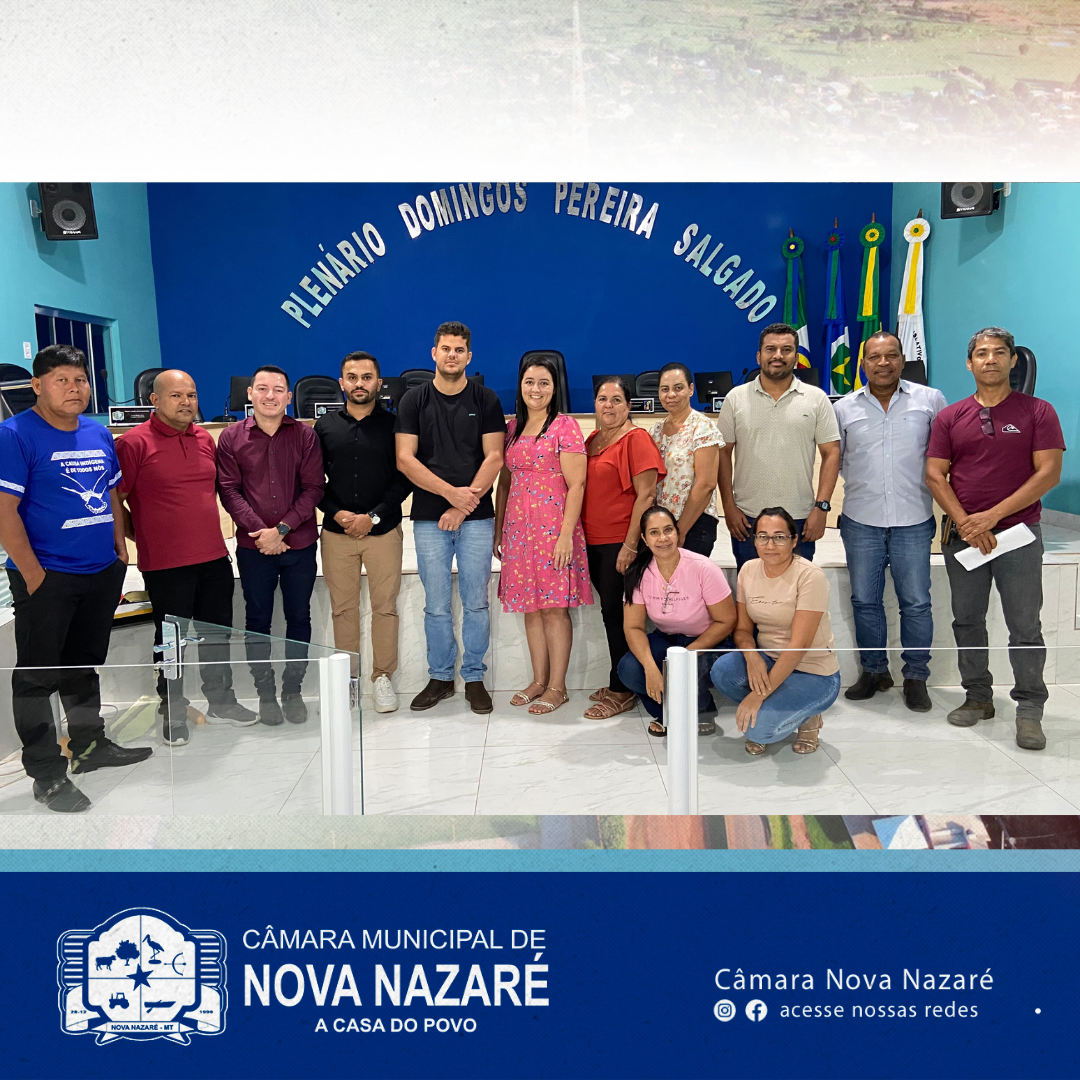 Câmara Municipal de Nova Nazaré realiza reunião com o Conselho Municipal de Educação sobre o Projeto de Lei da Bolsa de Estudos