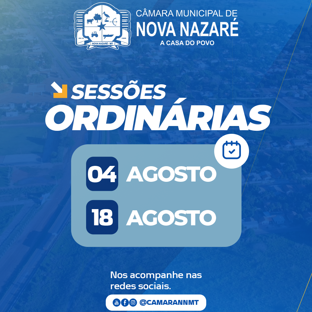 Câmara Municipal de Nova Nazaré retoma atividades após recesso parlamentar