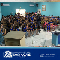 Palestra do PROERD é realizada no plenário da Câmara Municipal de Nova Nazaré