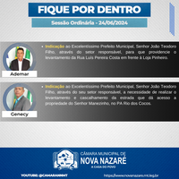 Fique Por Dentro - Sessão Ordinária 24/06/2024