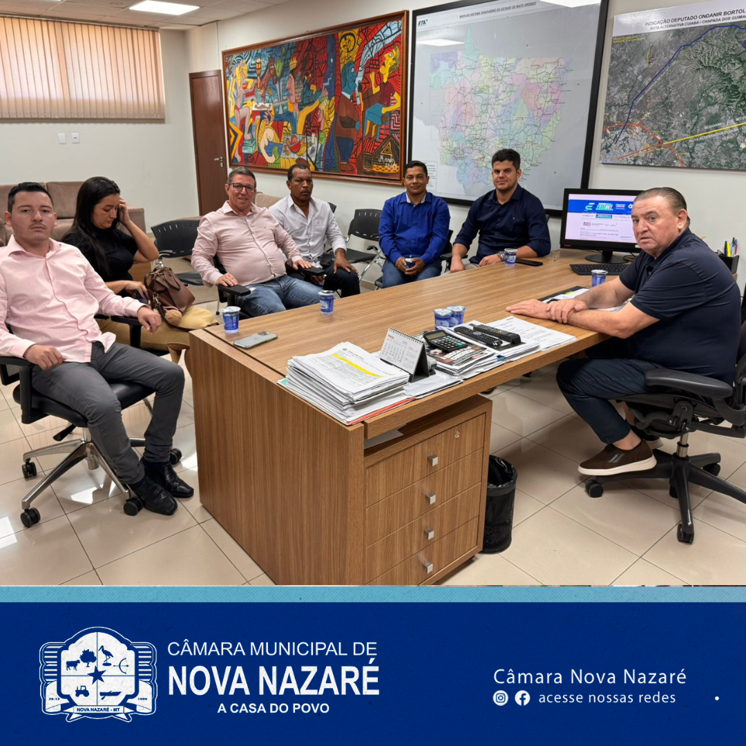 Prefeito, Presidente da Câmara e Vereadores de Nova Nazaré Apresentam Demandas ao Deputado Nininho
