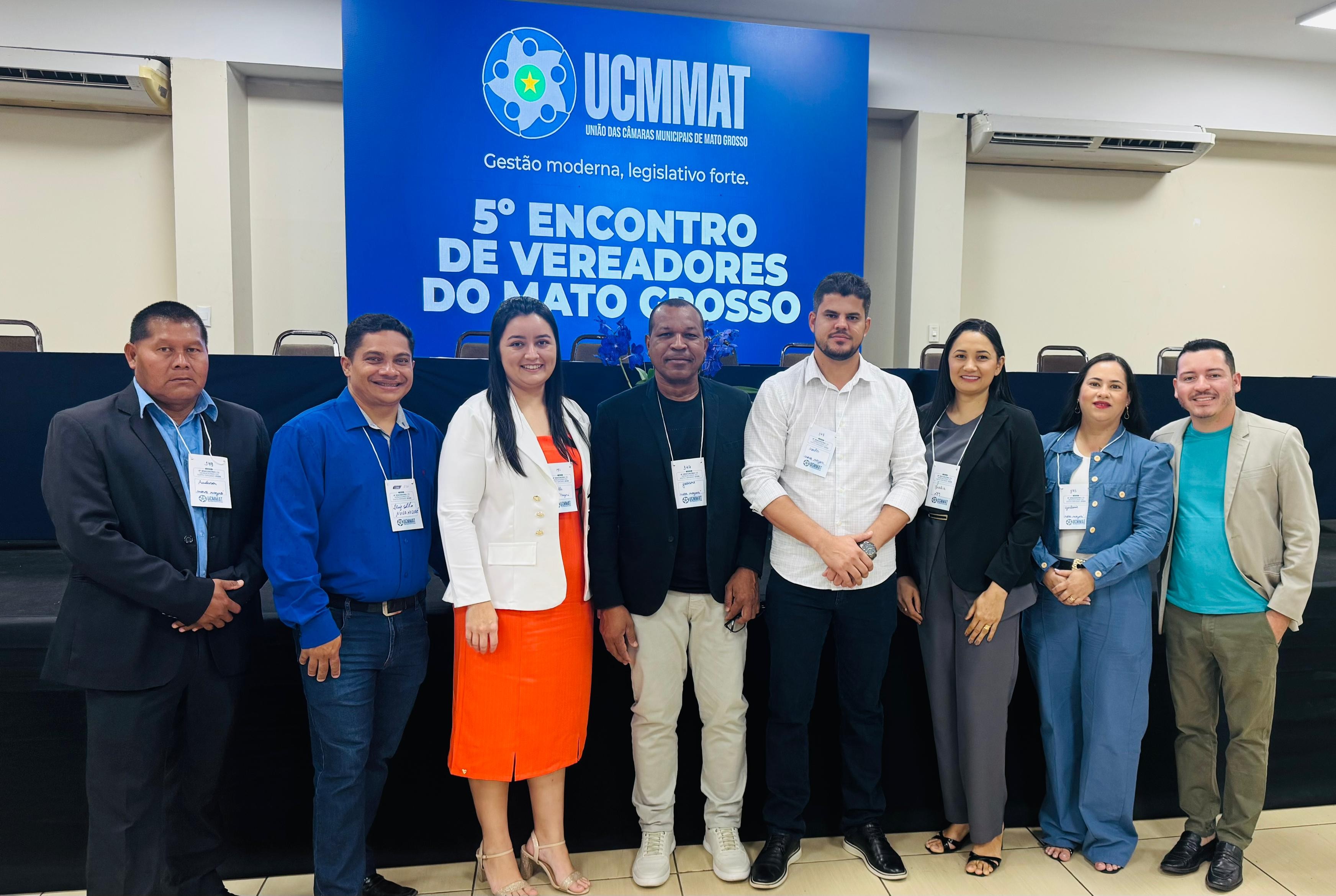Vereadores de Nova Nazaré participam do 5º Encontro de Vereadores do Mato Grosso em Cuiabá